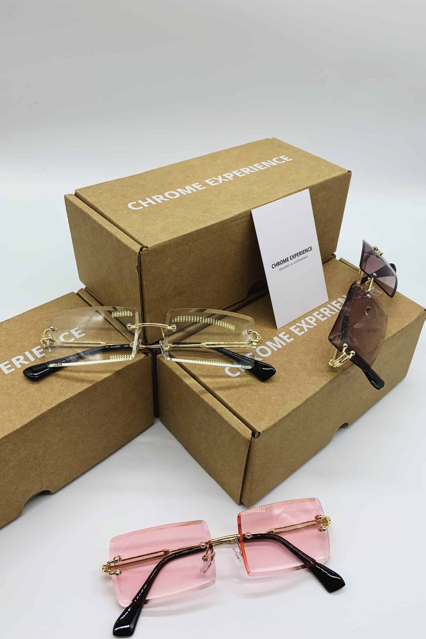 Lunettes de soleil Lunettes de soleil sans monture et