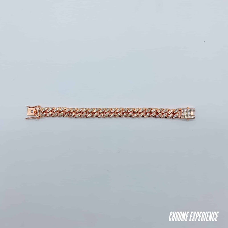 BRACELET CUBAN LINK ROSE GOLD