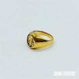 GOLD SIGNET RING "MARIN"