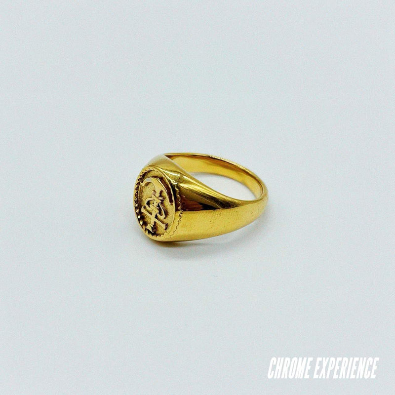 GOLD SIGNET RING "MARIN"