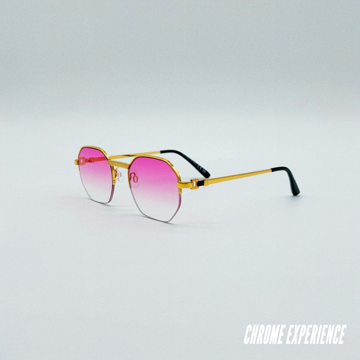 lunettes-soleil-ronde-rose