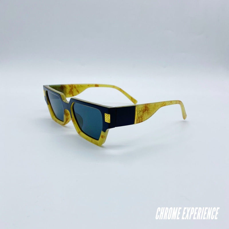 lunettes de soleil jaune